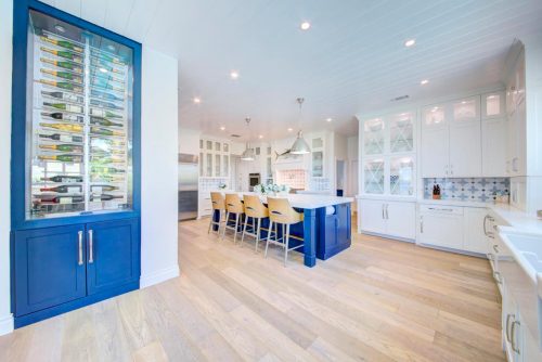 Beautiful ocean inspired kitchen and bathroom design and installation in Melbourne by Hammond Kitchens and Bath