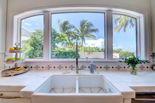 Beautiful ocean inspired kitchen and bathroom design and installation in Melbourne by Hammond Kitchens and Bath