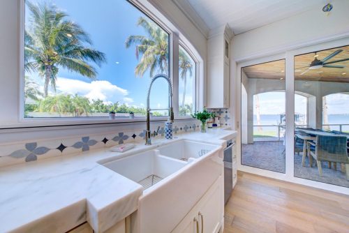 Beautiful ocean inspired kitchen and bathroom design and installation in Melbourne by Hammond Kitchens and Bath