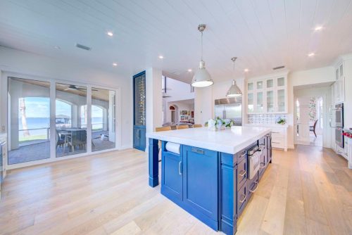 Beautiful ocean inspired kitchen and bathroom design and installation in Melbourne by Hammond Kitchens and Bath